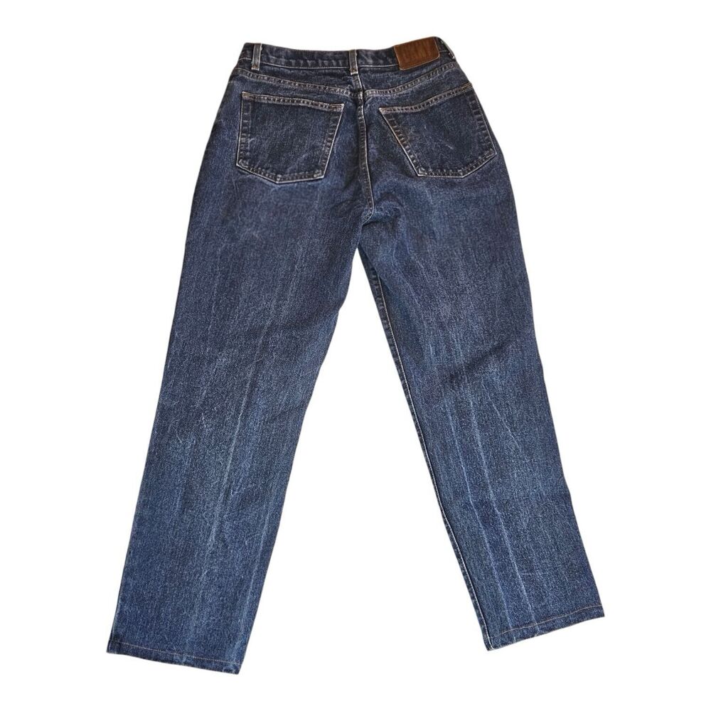 Vintage DKNY Denim Jeans Women's Size 12 Straight Leg Pockets Medium Blue